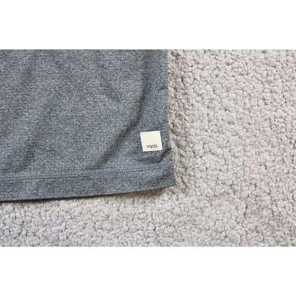 Vuori Mens Small T Shirt Gray Tradewind Performance Tee Pocket Shirt - Picture 3 of 5